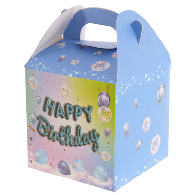 Cutie cani cu maner HAPPY BIRTHDAY bleu B156459 - Green Print