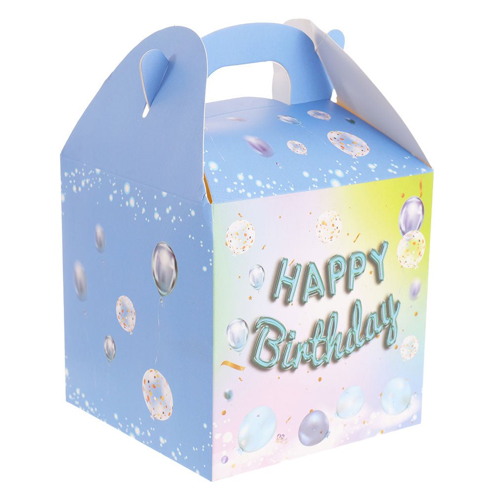 Cutie cani cu maner HAPPY BIRTHDAY bleu B156459 - Green Print