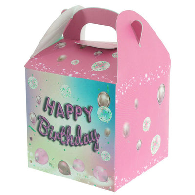 Cutie cani cu maner HAPPY BIRTHDAY roz B156411 - Green Print
