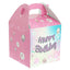 Cutie cani cu maner HAPPY BIRTHDAY roz B156411 - Green Print