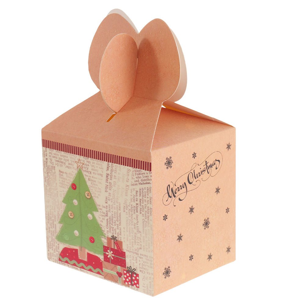 Cutie cani 3D Craciun galbena B8-20 - Green Print