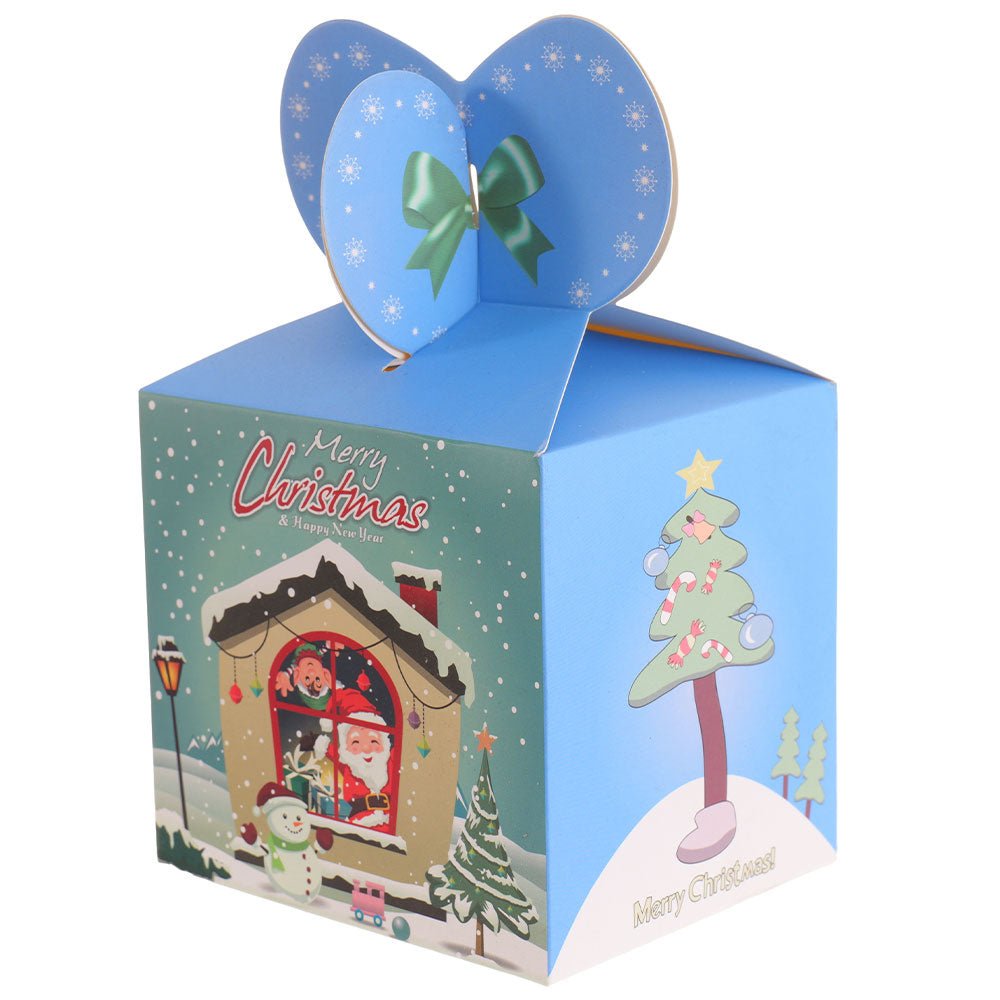 Cutie cani 3D Craciun albastra B7-15 - Green Print