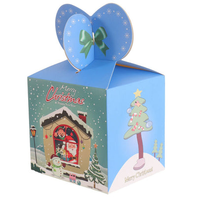Cutie cani 3D Craciun albastra B7-15 - Green Print