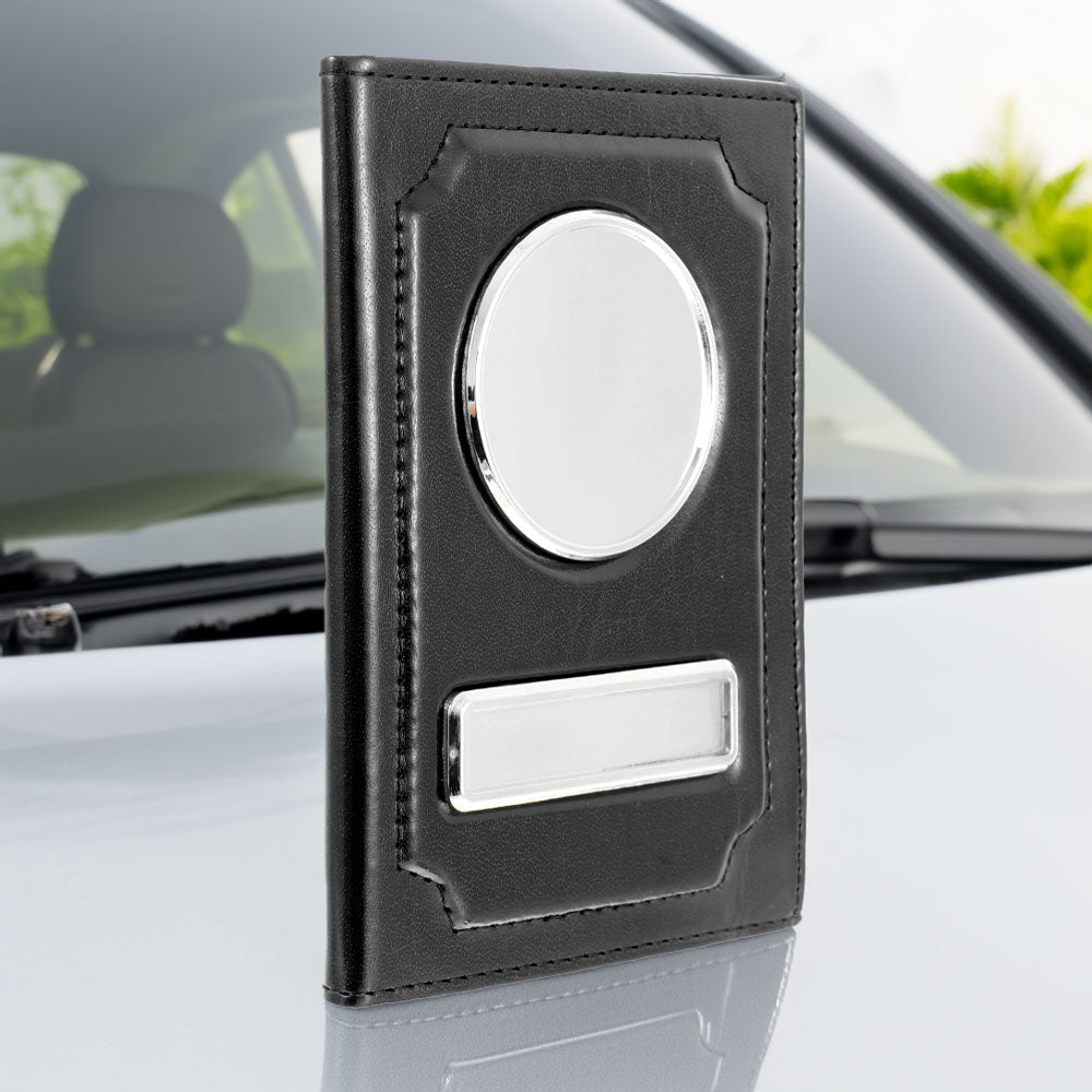 Portofel acte AUTO sigla si numar inmatriculare - negru lucios TC361019 - Green Print