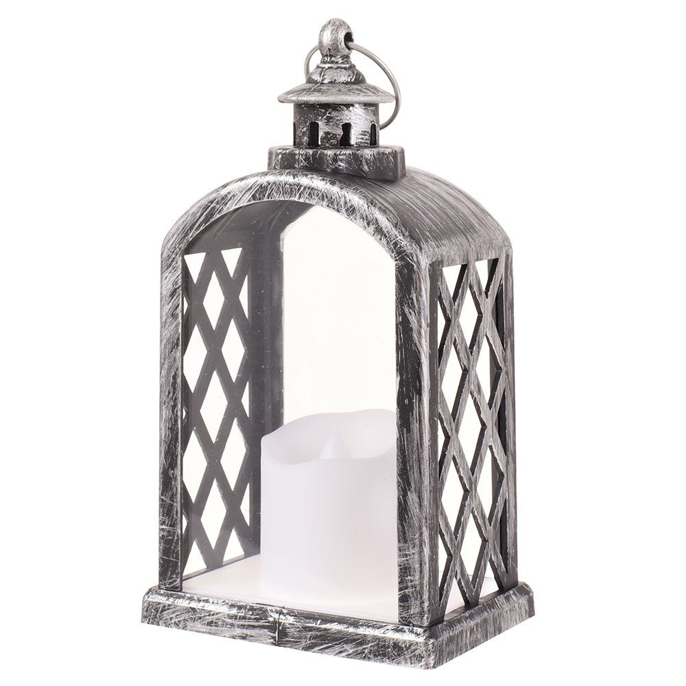 Felinar cu lumanare LED cu laturile sublimabile LD936119 - Green Print