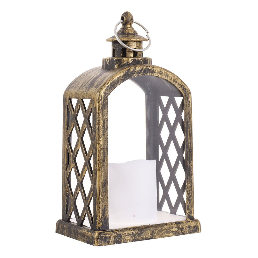 Felinar cu lumanare LED cu laturile sublimabile LD936121 - Green Print