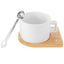 Set ceasca sublimabila cu suport de lemn si lingurita A331901 - Green Print