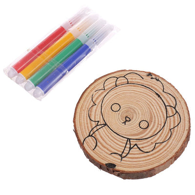 Set de colorat Felie de Lemn DY217168 - Green Print