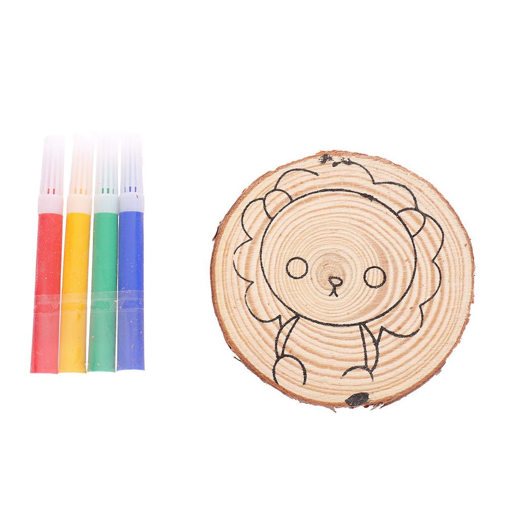 Set de colorat Felie de Lemn DY217168 - Green Print