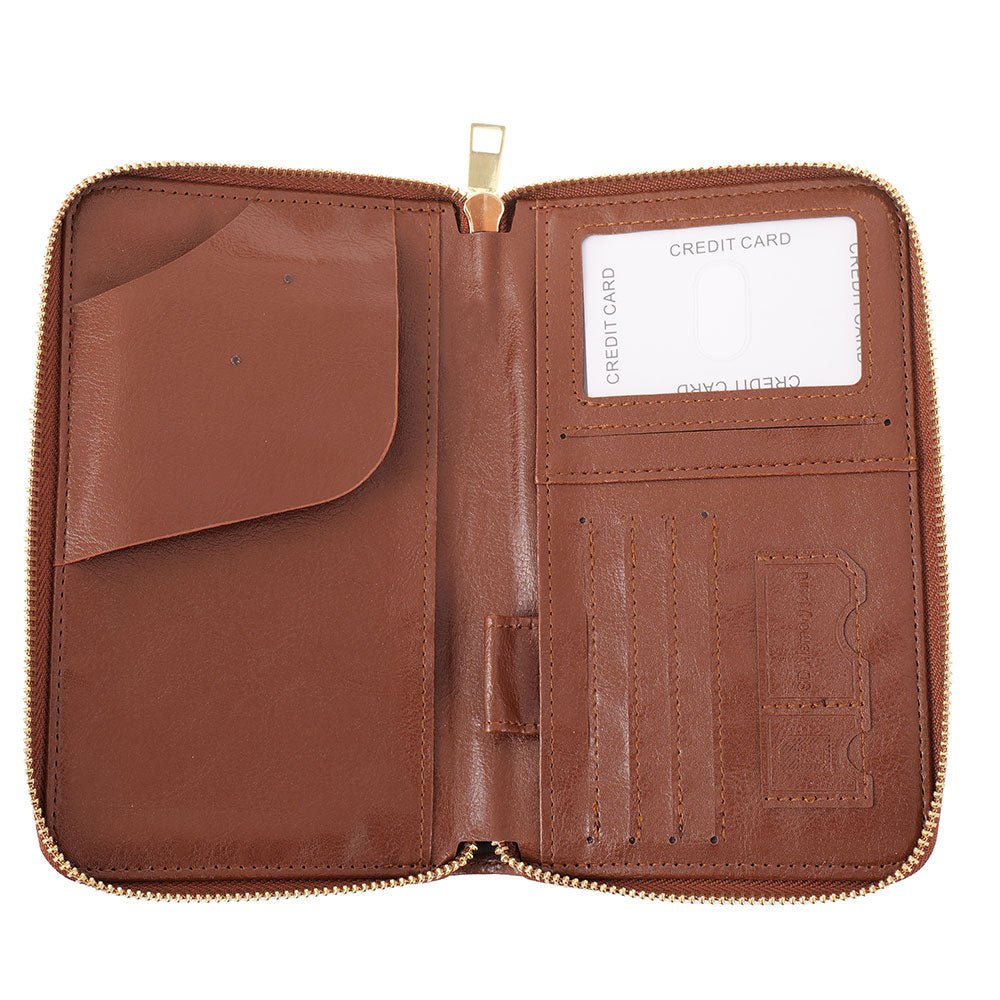 Portofel de acte din piele AIR - maro TC610114 - Green Print