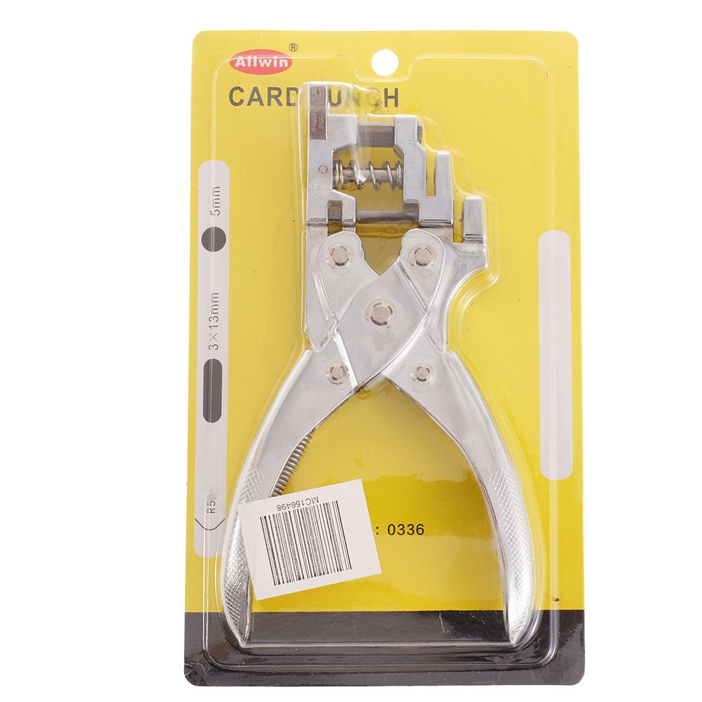 Perforator 3in1 de carduri, hartie, etichete - tip cleste MC156498 - Green Print