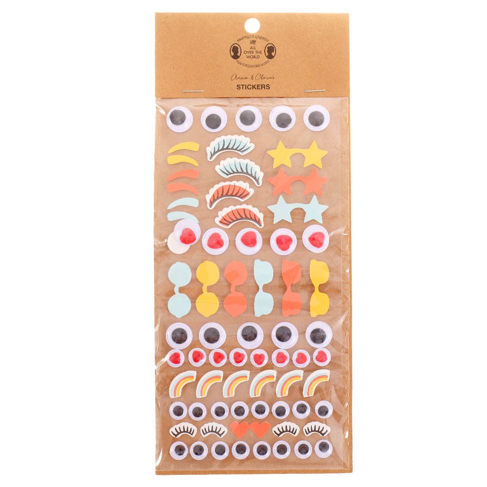 Pachet stickere Googly Eyes - set 69 buc STKC48780 - Green Print