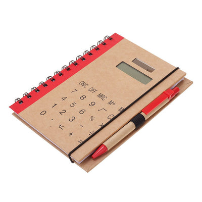 Agenda cu calculator si pix 13x18 NB646412 - Green Print