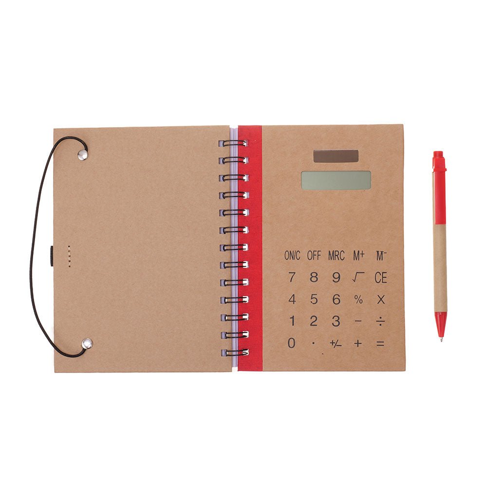 Agenda cu calculator si pix 13x18 NB646412 - Green Print