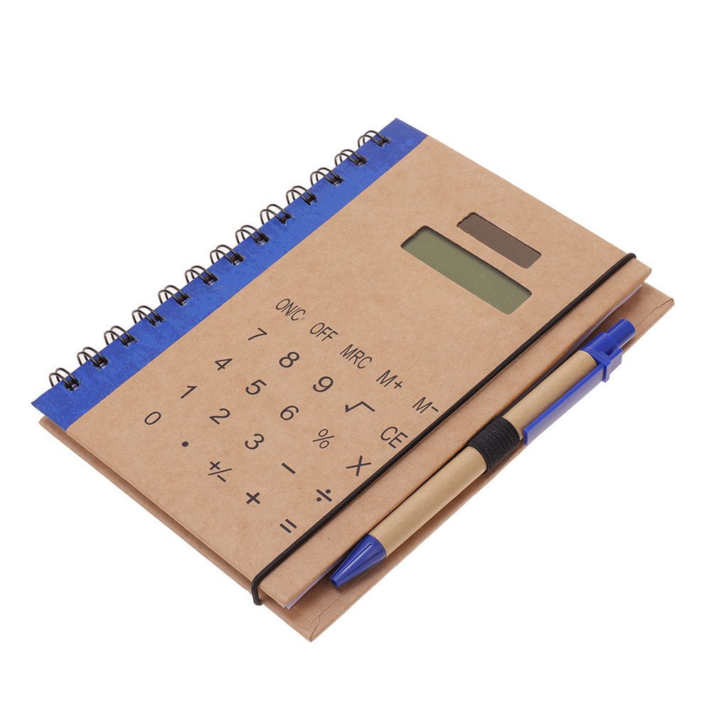 Agenda cu calculator si pix 13x18 NB646415 - Green Print