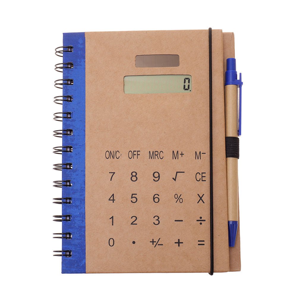 Agenda cu calculator si pix 13x18 NB646415 - Green Print