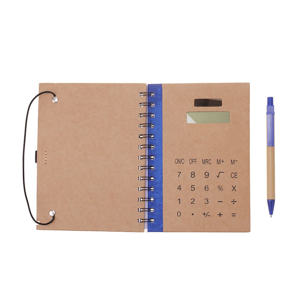 Agenda cu calculator si pix 13x18 NB646415 - Green Print