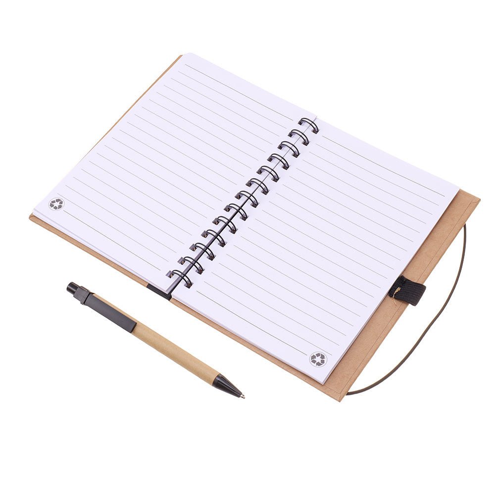 Agenda cu calculator si pix 13x18 NB646419 - Green Print