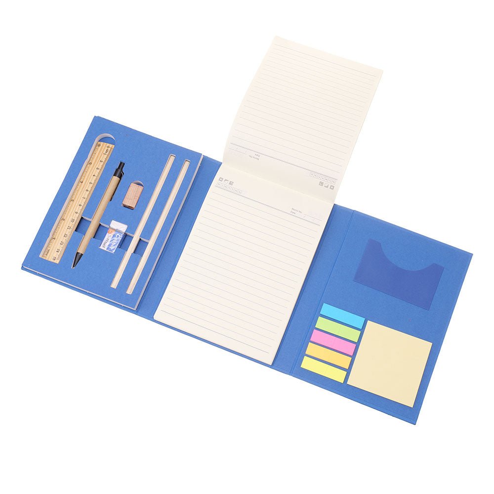 Agenda set complet ESSENTIALS A5 NB324516 - Green Print