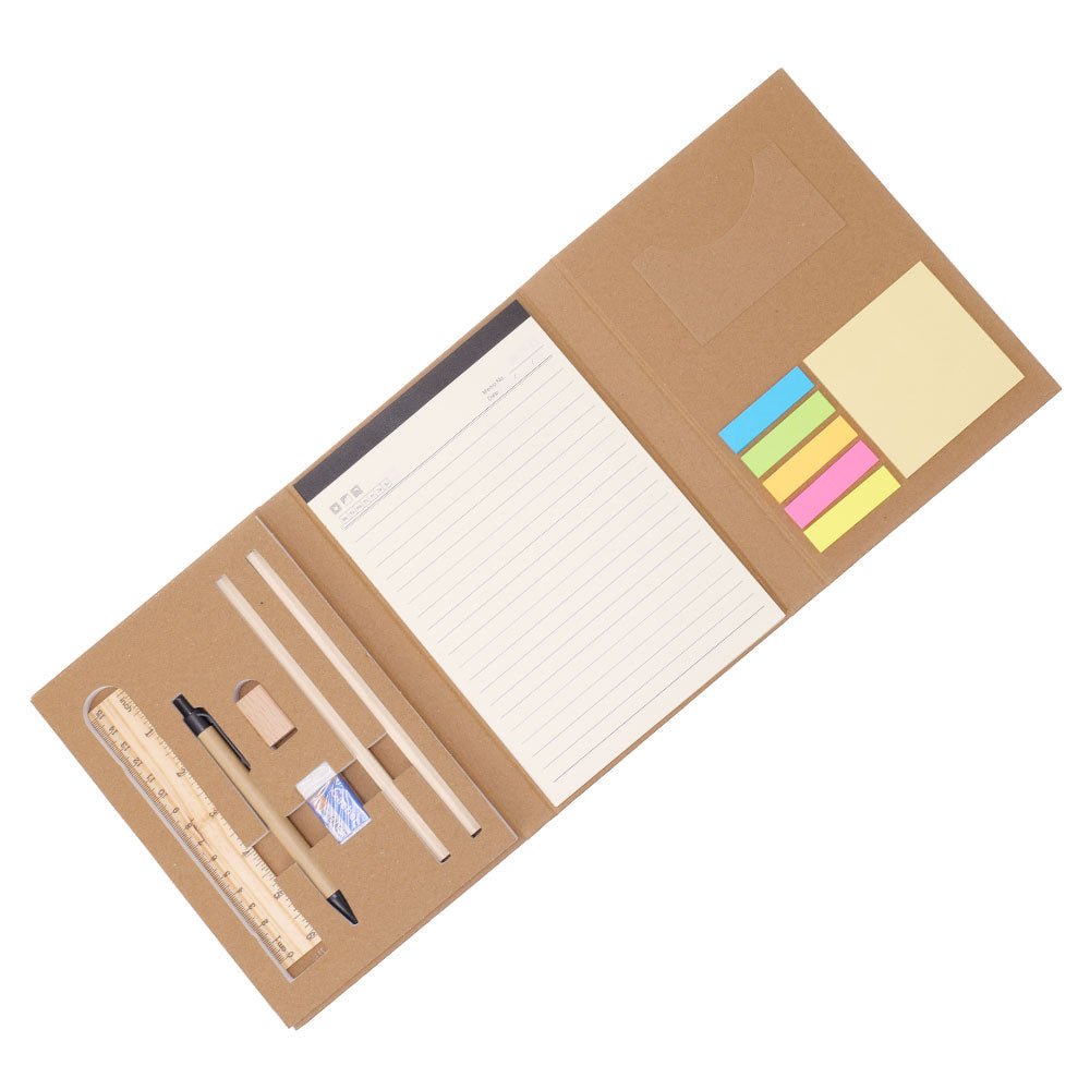 Agenda set complet ESSENTIALS A5 NB324514 - Green Print