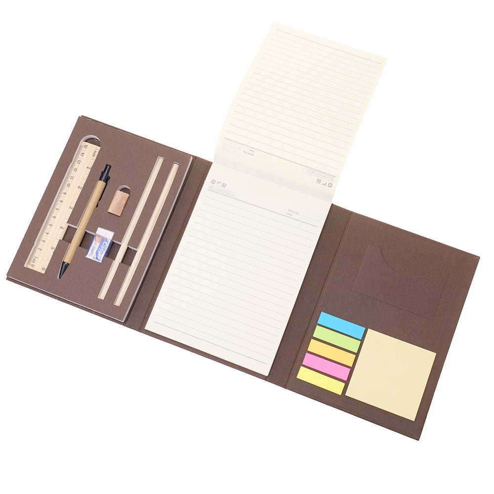 Agenda set complet ESSENTIALS A5 NB324541 - Green Print
