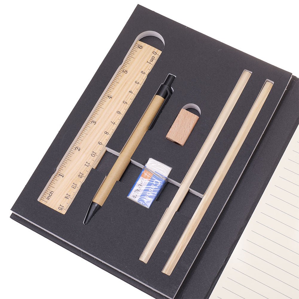 Agenda set complet ESSENTIALS A5 NB324519 - Green Print