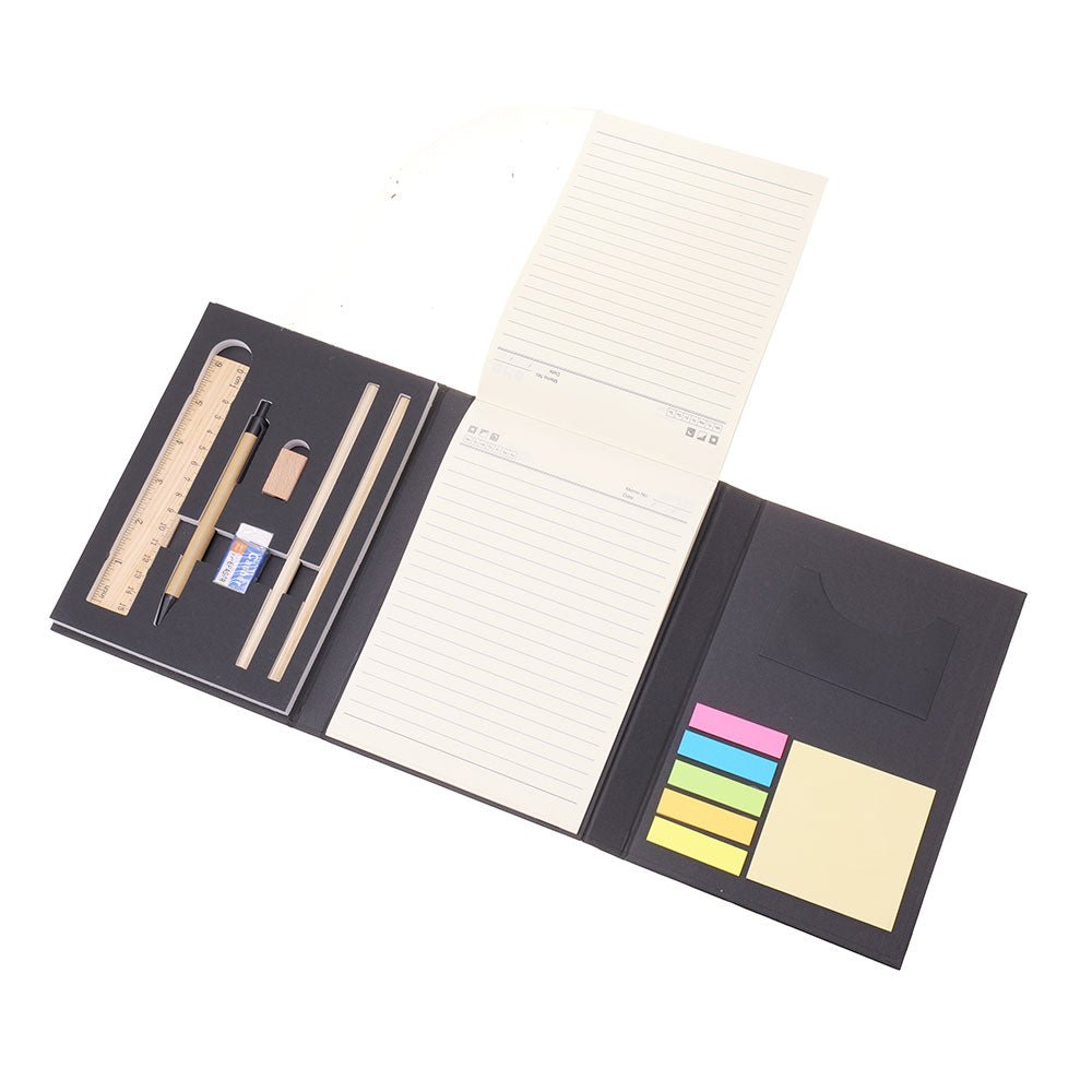 Agenda set complet ESSENTIALS A5 NB324519 - Green Print
