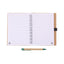 Agenda cu pix RECYCLE 13x18 NB320617 - Green Print