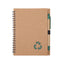 Agenda cu pix RECYCLE 13x18 NB320617 - Green Print