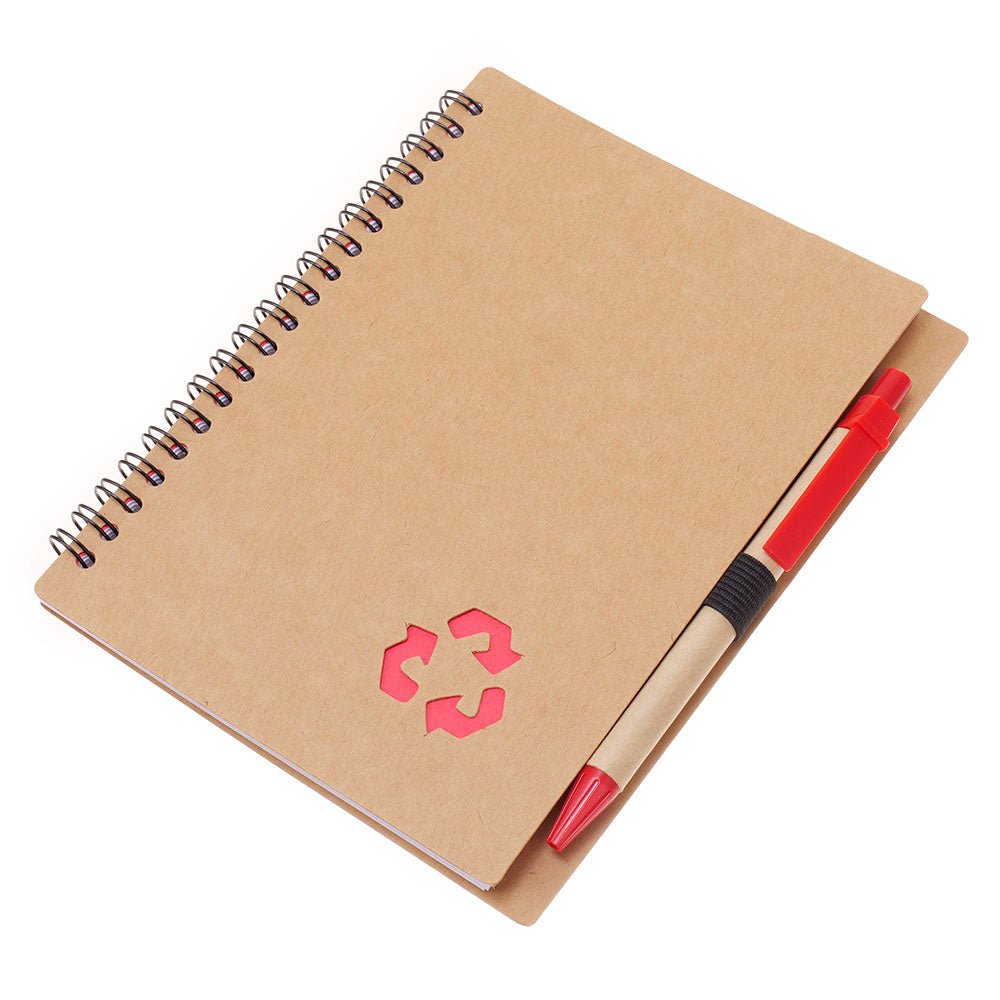 Agenda cu pix RECYCLE 13x18 NB320612 - Green Print