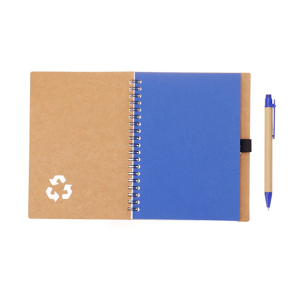 Agenda cu pix RECYCLE 13x18 NB320615 - Green Print