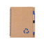 Agenda cu pix RECYCLE 13x18 NB320615 - Green Print