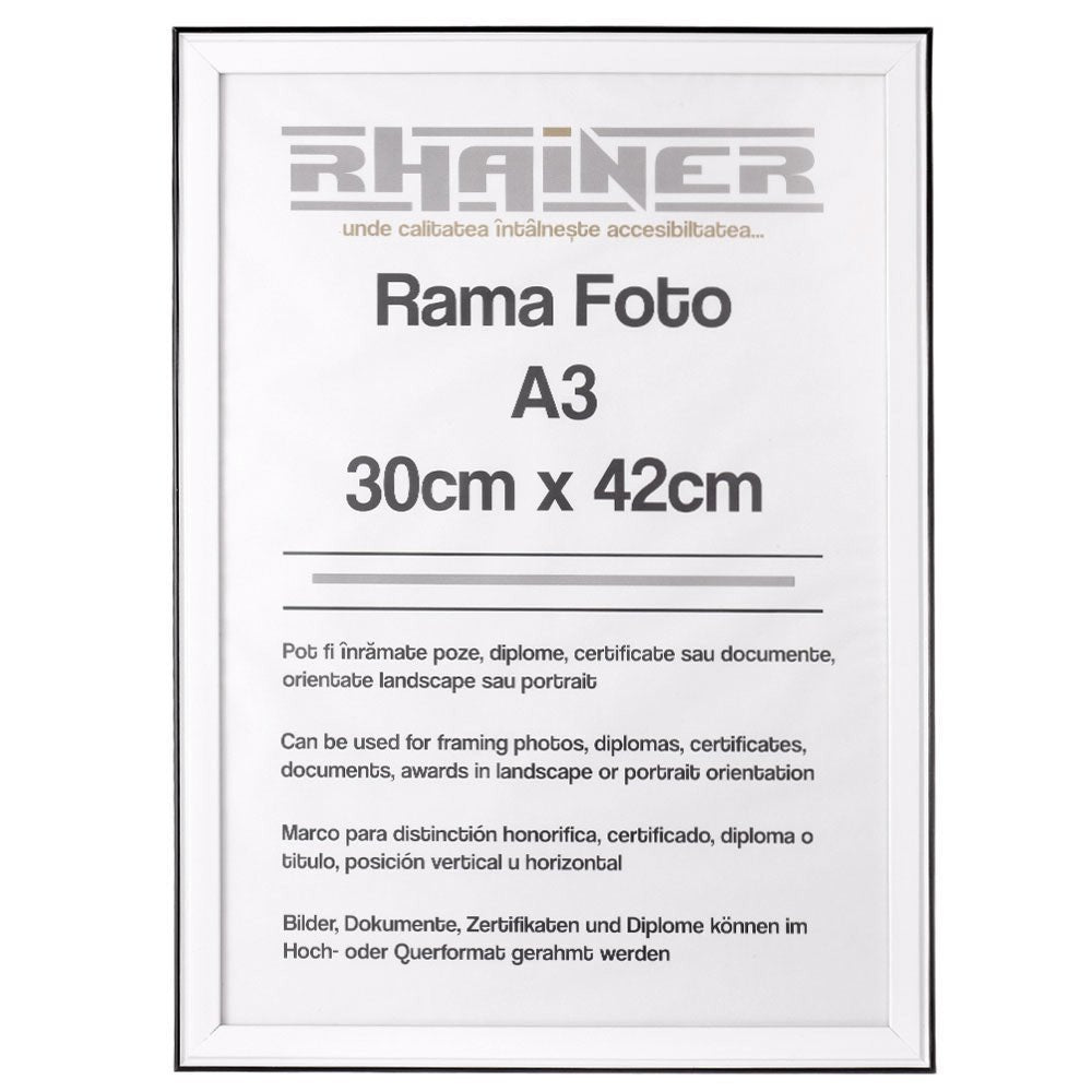 Rama foto Barcelona alb+negru A3 FP0941A319 - Green Print