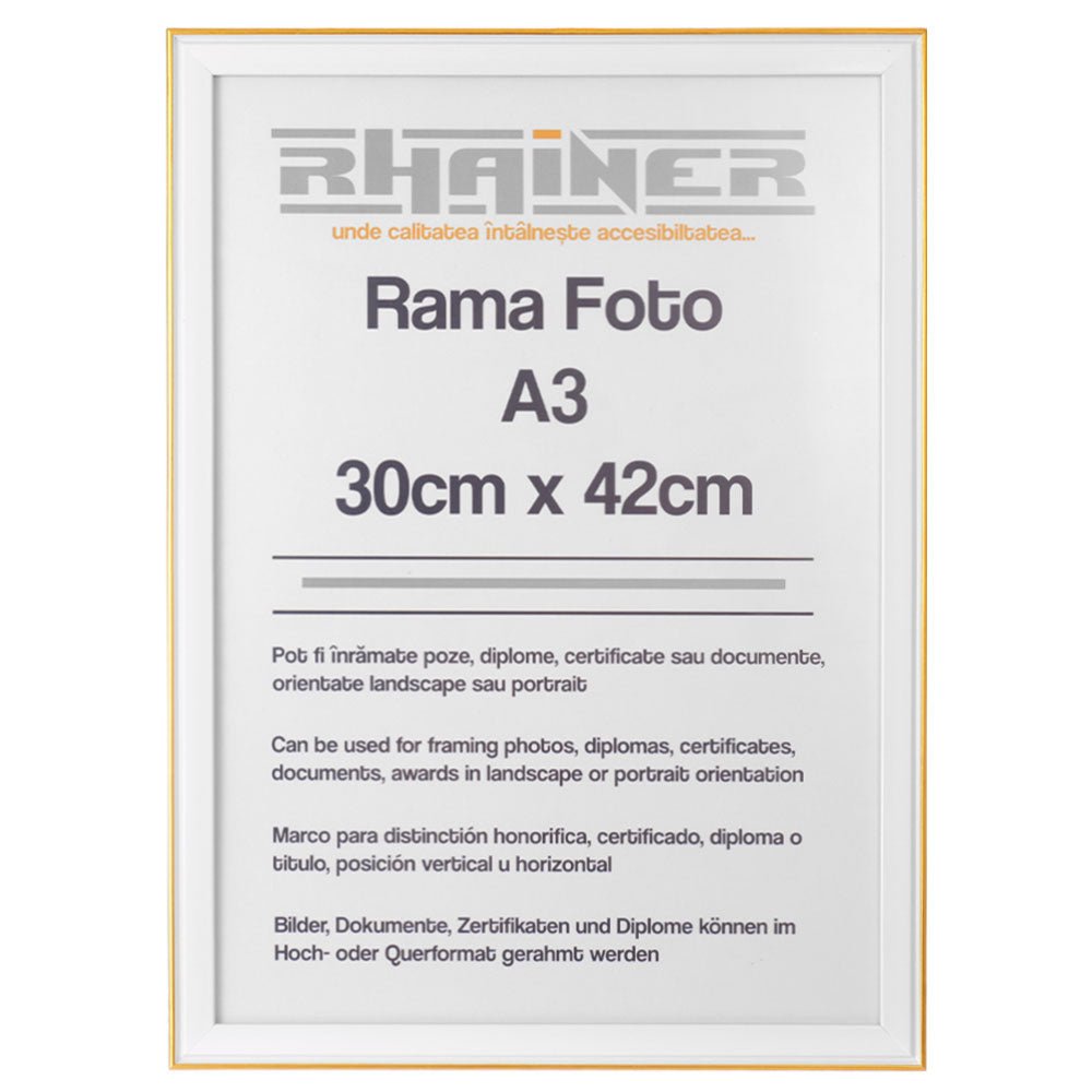 Rama foto Barcelona alb+auriu A3 FP0941A321 - Green Print