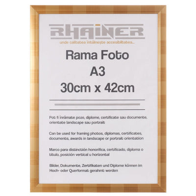 Rama foto Madrid auriu A3 FMA3-22 - Green Print