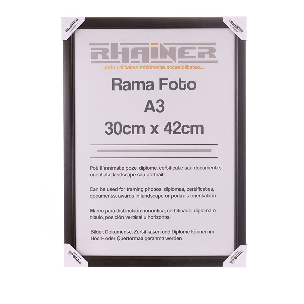 Rama foto Madrid negru A3 FMA3 - Green Print
