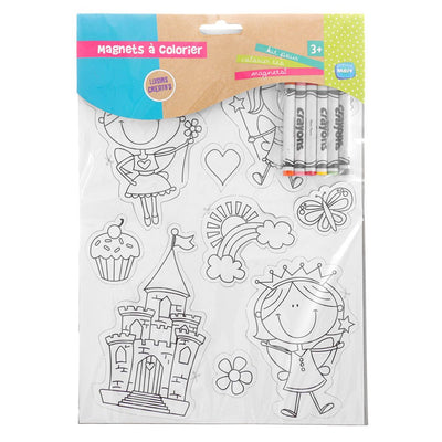 Set magneti de frigider de colorat - Printesa in castel DY456434 - Green Print