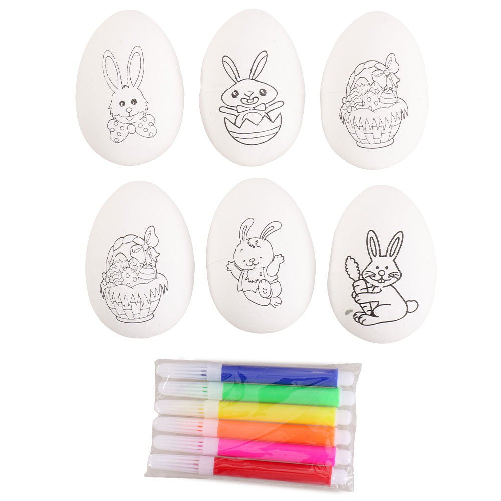 Oua de Paste de colorat - set 6 buc GL050101 - Green Print