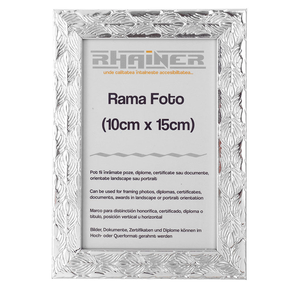 Rama foto Leon argintiu texturat 10x15 FP0862210 - Green Print