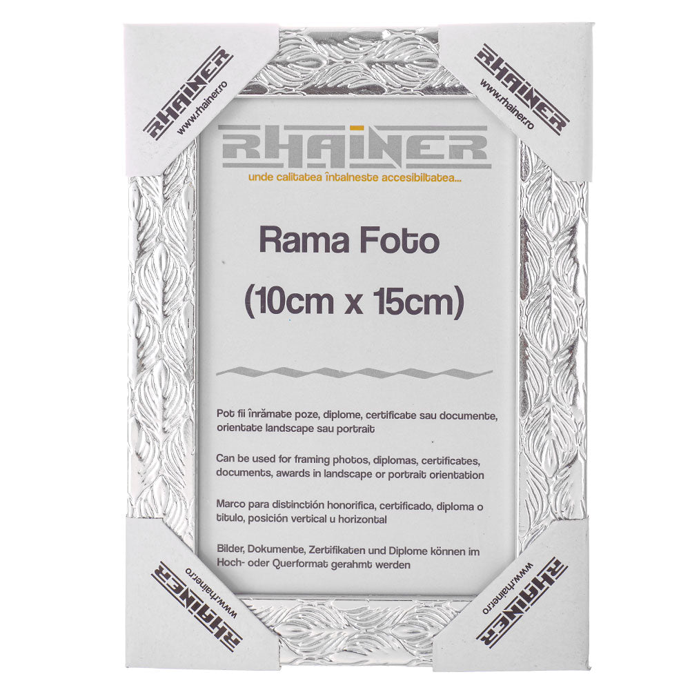 Rama foto Leon argintiu texturat 10x15 FP0862210 - Green Print