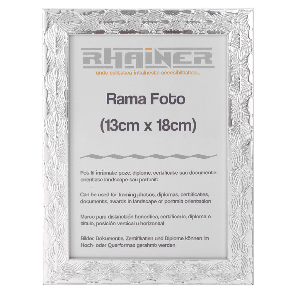 Rama foto Leon argintiu texturat 13x18 FP0862213 - Green Print