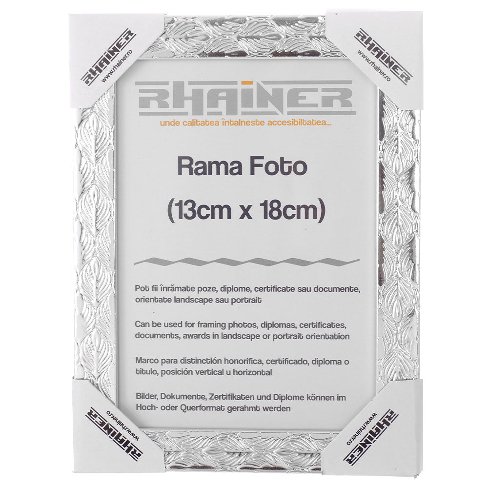 Rama foto Leon argintiu texturat 13x18 FP0862213 - Green Print