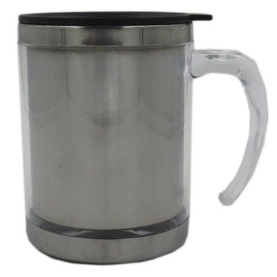 Cana metal insertie foto 350ml + cutie individuala A5022 - Green Print