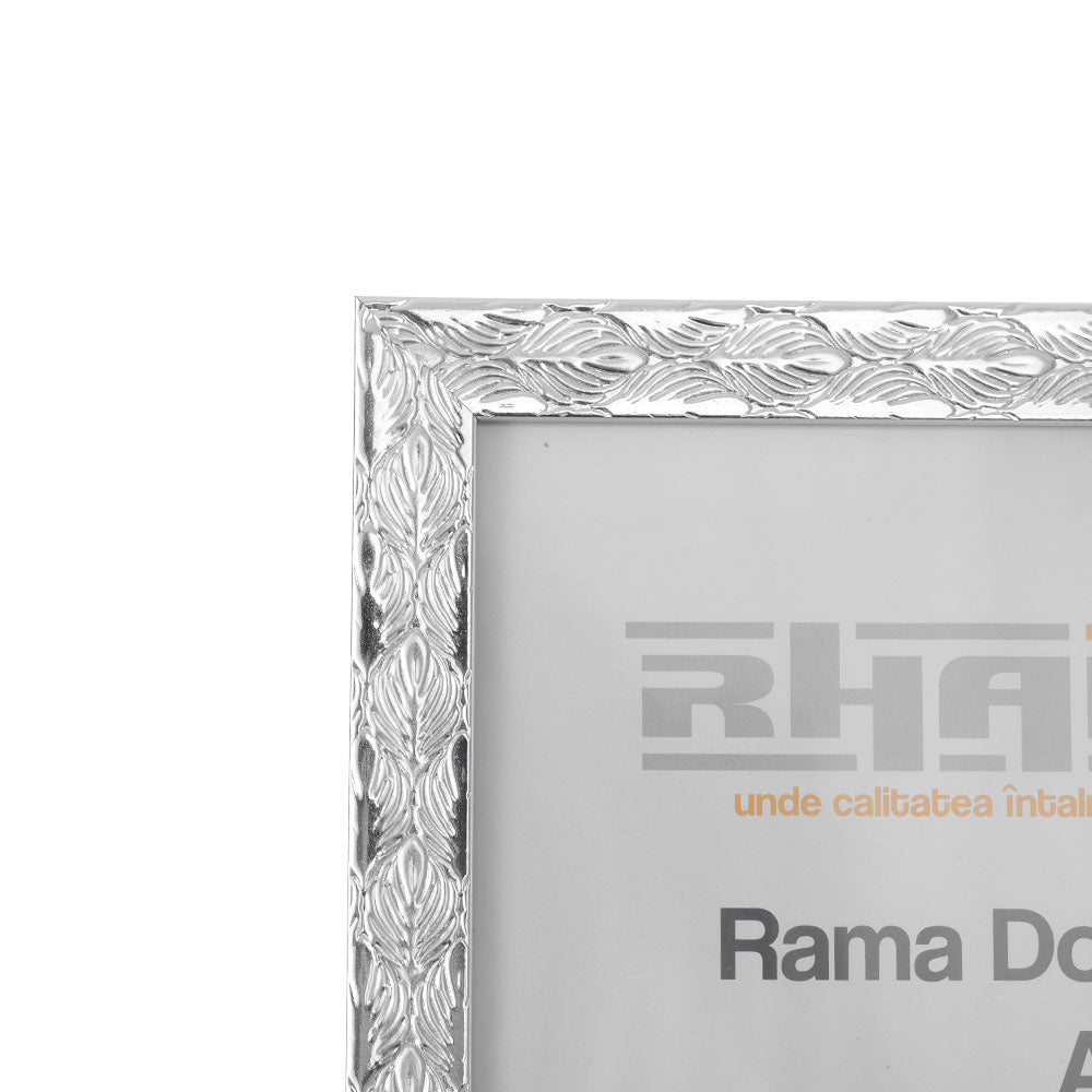 Rama foto Leon argintiu texturat A4 FP08622A4 - Green Print