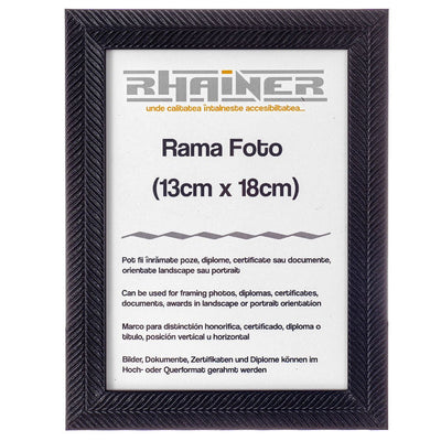 Rama foto Leon negru texturat 13x18 FP0869113 - Green Print