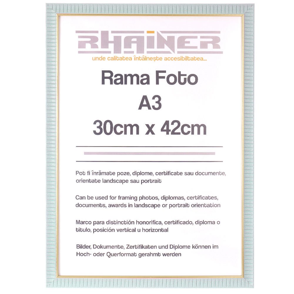 Rama foto Merida bleu+auriu A3 FP09015A3 - Green Print
