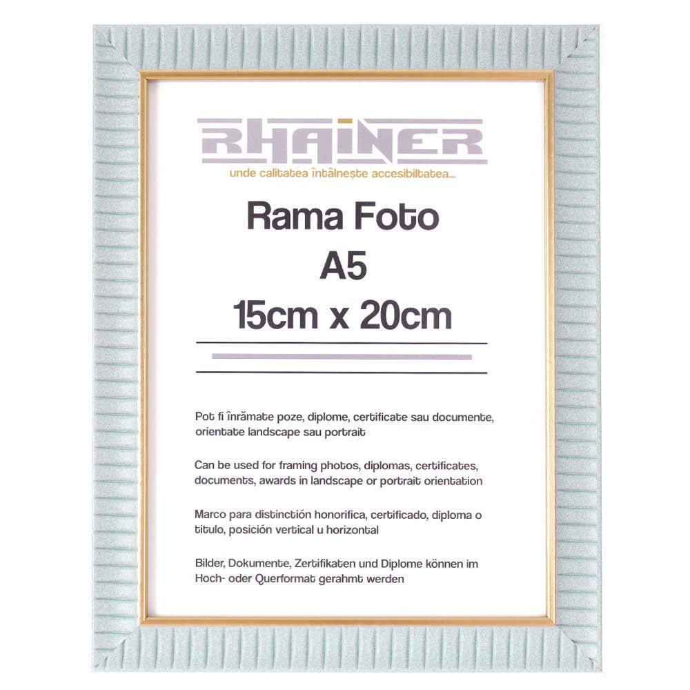 Rama foto Merida bleu+auriu A5 FP09015A5 - Green Print