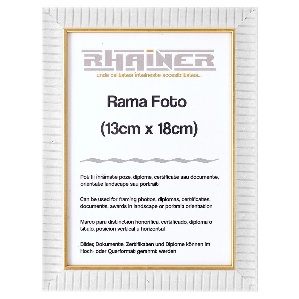 Rama foto Merida alb+auriu 13x18 FP0900113 - Green Print