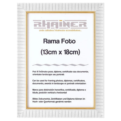 Rama foto Merida alb+auriu 13x18 FP0900113 - Green Print