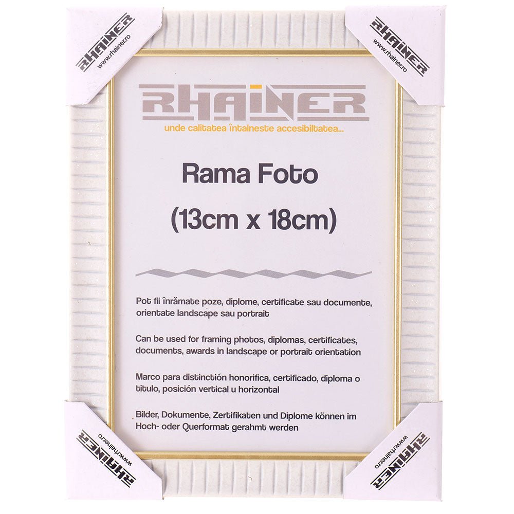 Rama foto Merida alb+auriu 13x18 FP0900113 - Green Print